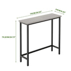 29,5" schmaler Konsolentisch, schlanker Flurtisch für Diele, Schlafzimmer, Wohnzimmer oder Foyer