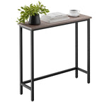 29,5" schmaler Konsolentisch, schlanker Flurtisch für Diele, Schlafzimmer, Wohnzimmer oder Foyer