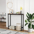 29,5" schmaler Konsolentisch, schlanker Flurtisch für Diele, Schlafzimmer, Wohnzimmer oder Foyer