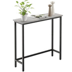 29,5" schmaler Konsolentisch, schlanker Flurtisch für Diele, Schlafzimmer, Wohnzimmer oder Foyer