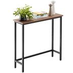 29,5" schmaler Konsolentisch, schlanker Flurtisch für Diele, Schlafzimmer, Wohnzimmer oder Foyer