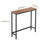 29,5" schmaler Konsolentisch, schlanker Flurtisch für Diele, Schlafzimmer, Wohnzimmer oder Foyer