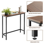 29,5" schmaler Konsolentisch, schlanker Flurtisch für Diele, Schlafzimmer, Wohnzimmer oder Foyer
