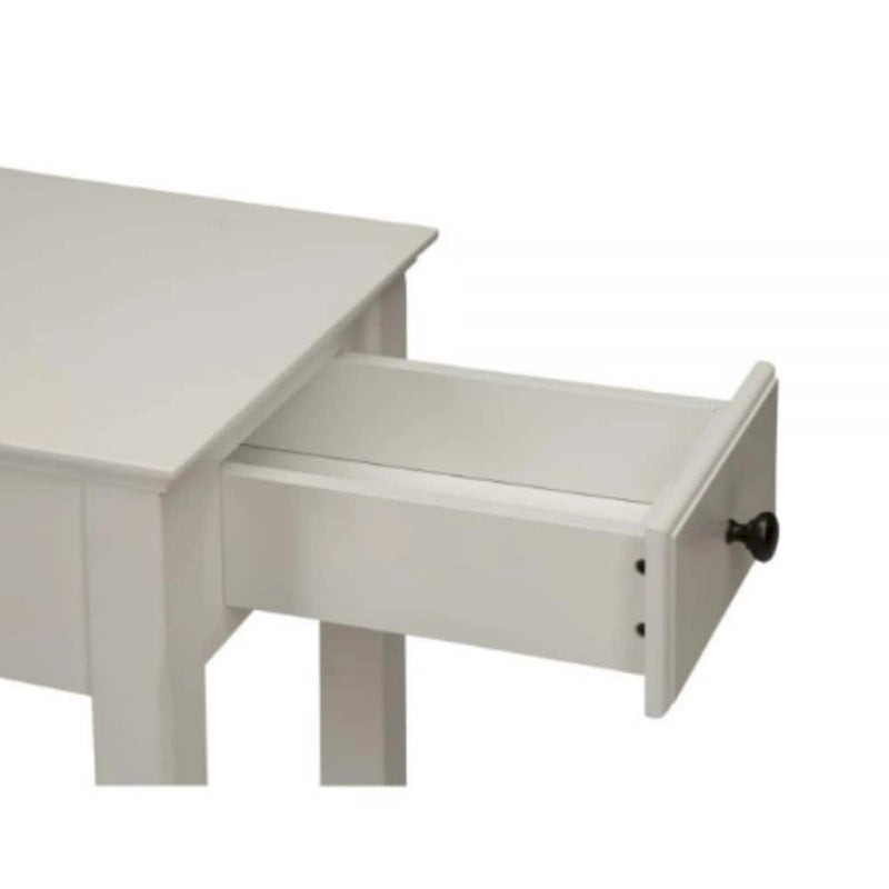 Space Saving Rectangular 23 Wooden Side End Table with Two Storage Shelve and One Drawer for Living Room - 13L X 22W x 23H