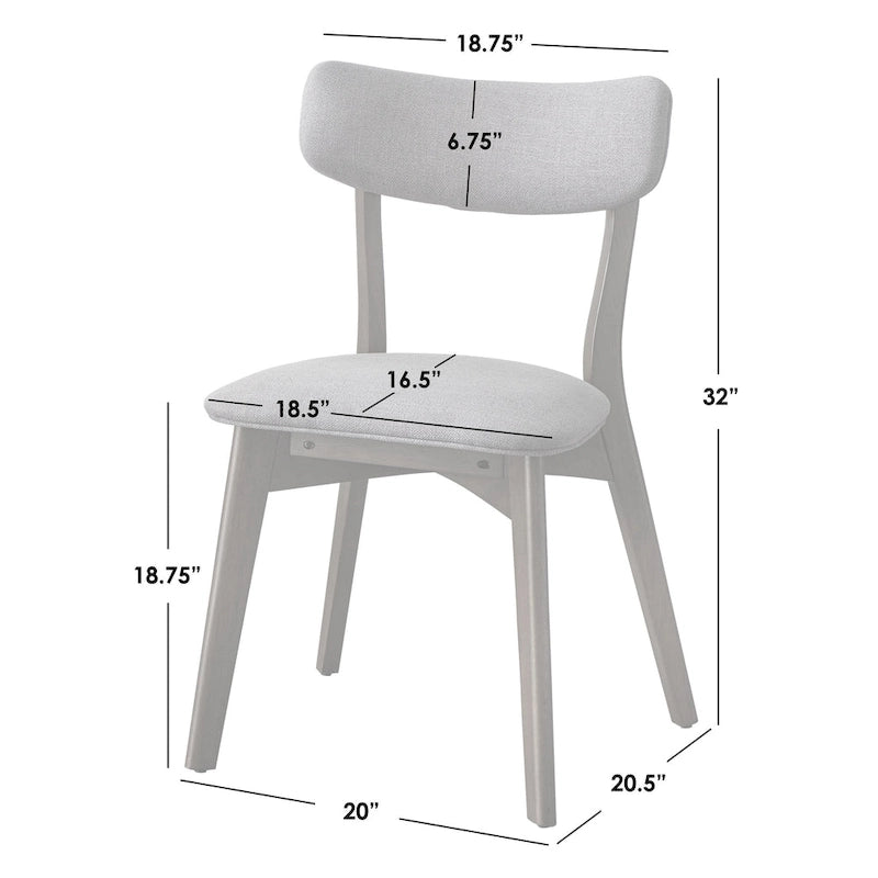Solid Wood Dining Chair (Set of 2)