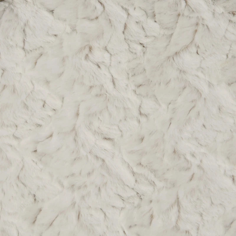 Large Indoor Faux Fur Round Bean Pouf/ Ottoman