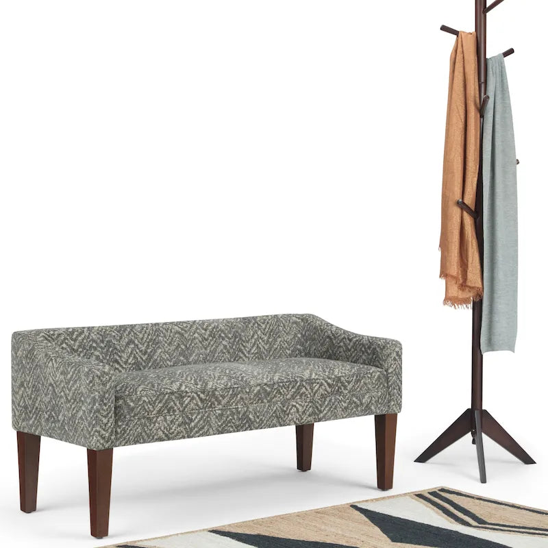 50 inch Wide Contemporary Upholstered Bench- 50x 22x 23.8