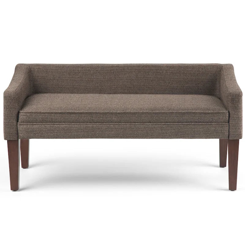 50 inch Wide Contemporary Upholstered Bench- 50x 22x 23.8