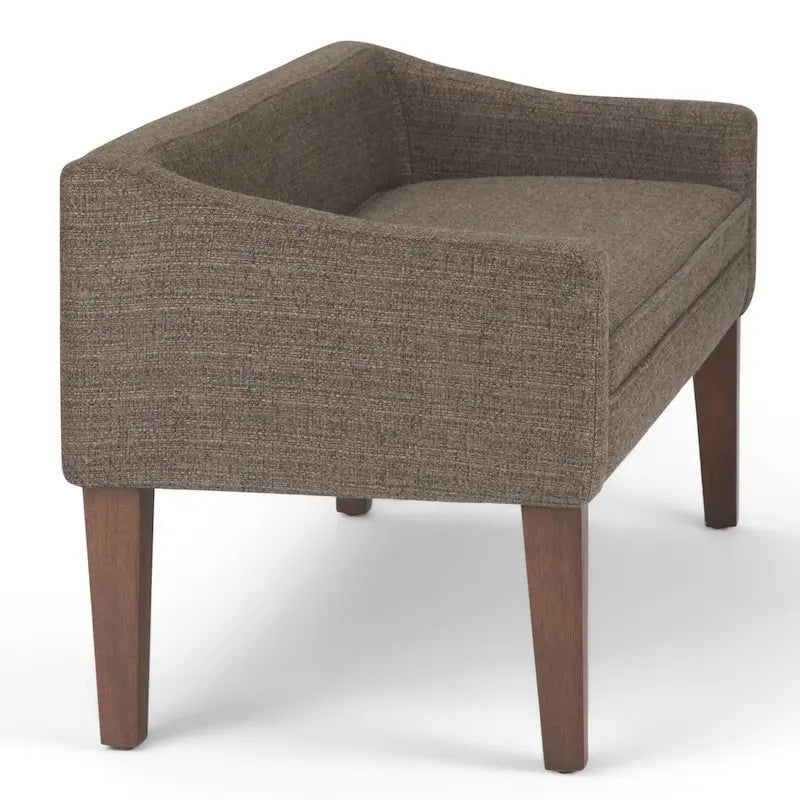 50 inch Wide Contemporary Upholstered Bench- 50x 22x 23.8