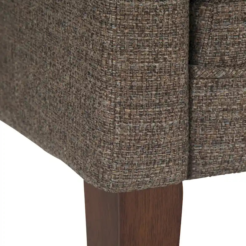 50 inch Wide Contemporary Upholstered Bench- 50x 22x 23.8