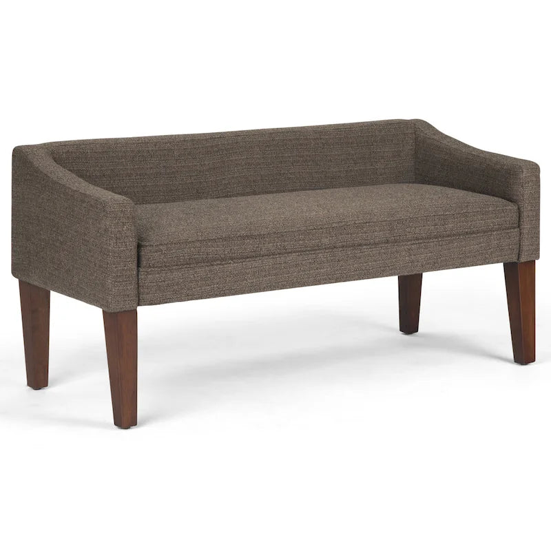 50 inch Wide Contemporary Upholstered Bench- 50x 22x 23.8