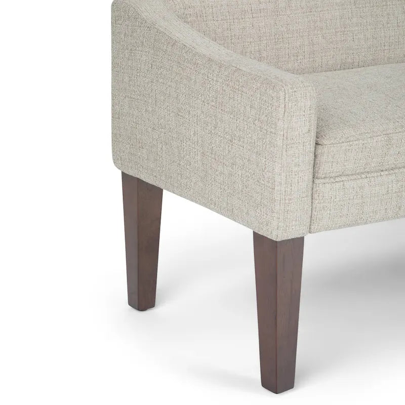 50 inch Wide Contemporary Upholstered Bench- 50x 22x 23.8