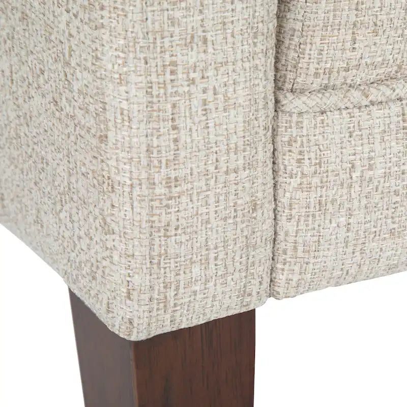 50 inch Wide Contemporary Upholstered Bench- 50x 22x 23.8