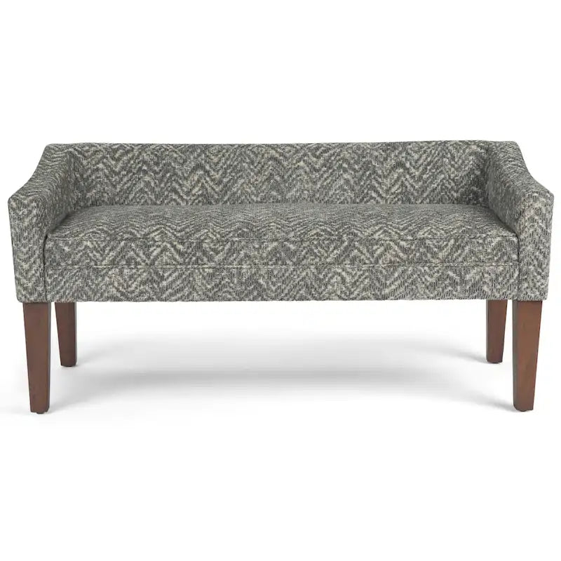 50 inch Wide Contemporary Upholstered Bench- 50x 22x 23.8