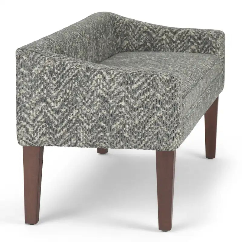 50 inch Wide Contemporary Upholstered Bench- 50x 22x 23.8