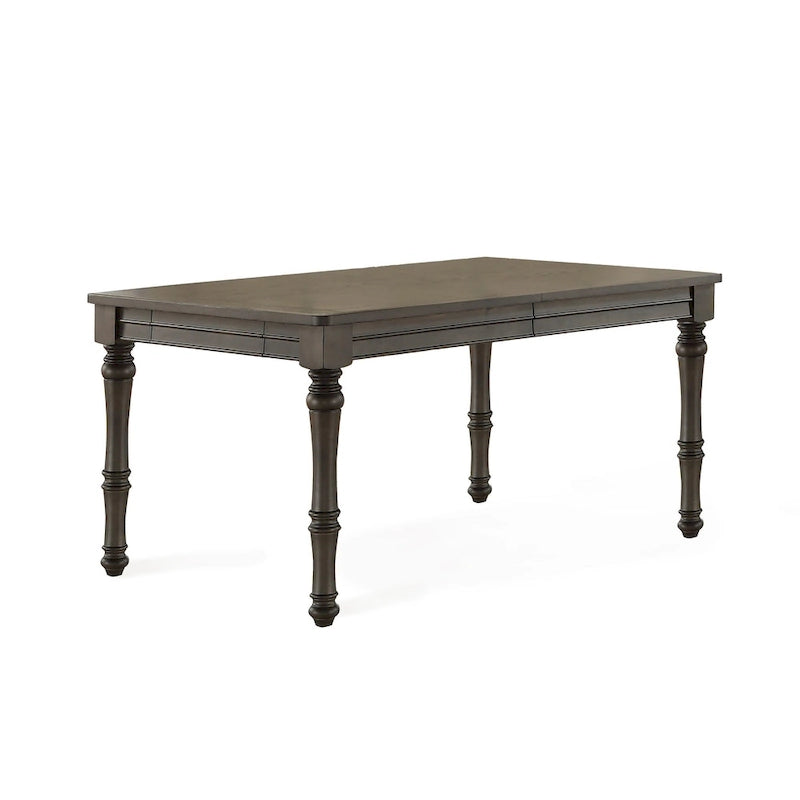 80-Inch Wooden Dining Table - Grey