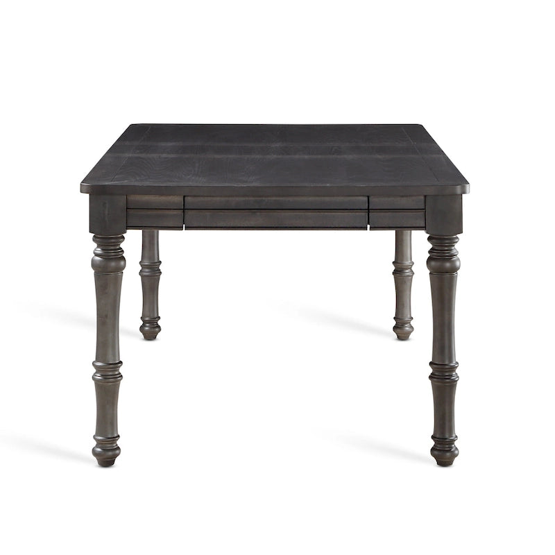 80-Inch Wooden Dining Table - Grey