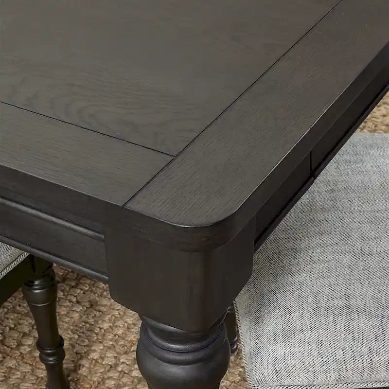 80-Inch Wooden Dining Table - Grey