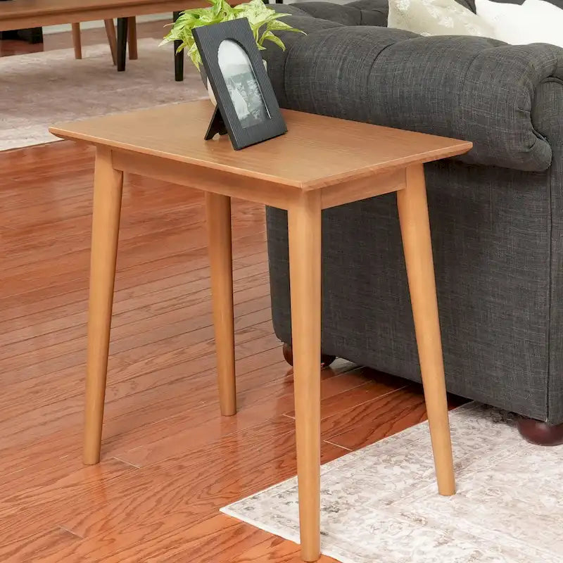 Mid- Century Rectangular Side Table- 24