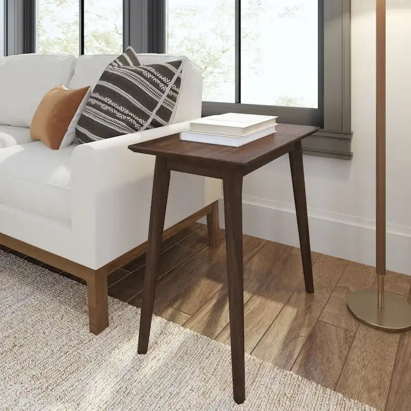 Mid- Century Rectangular Side Table- 24