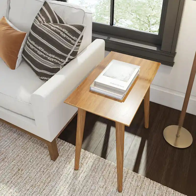 Mid- Century Rectangular Side Table- 24