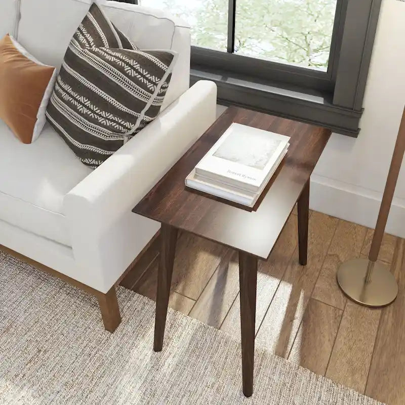 Mid- Century Rectangular Side Table- 24