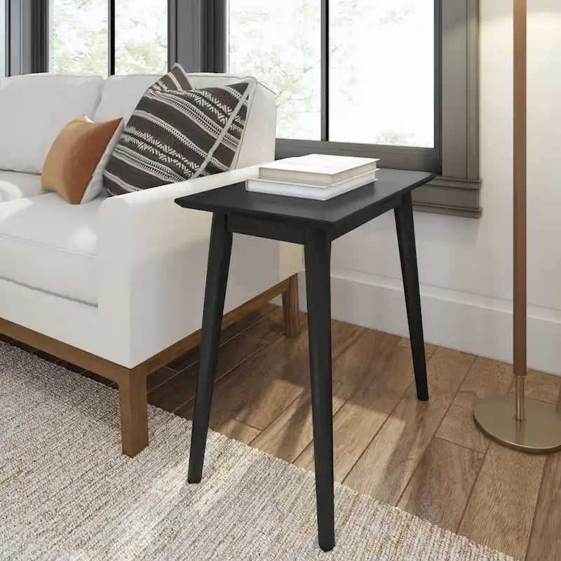 Mid- Century Rectangular Side Table- 24