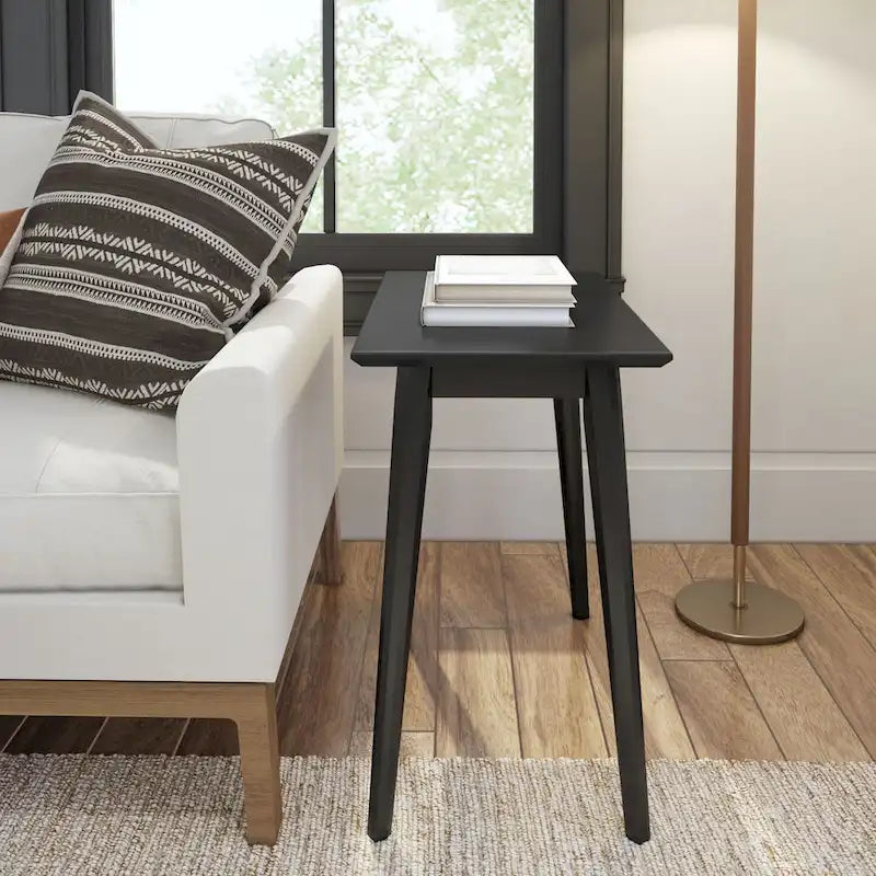 Mid- Century Rectangular Side Table- 24