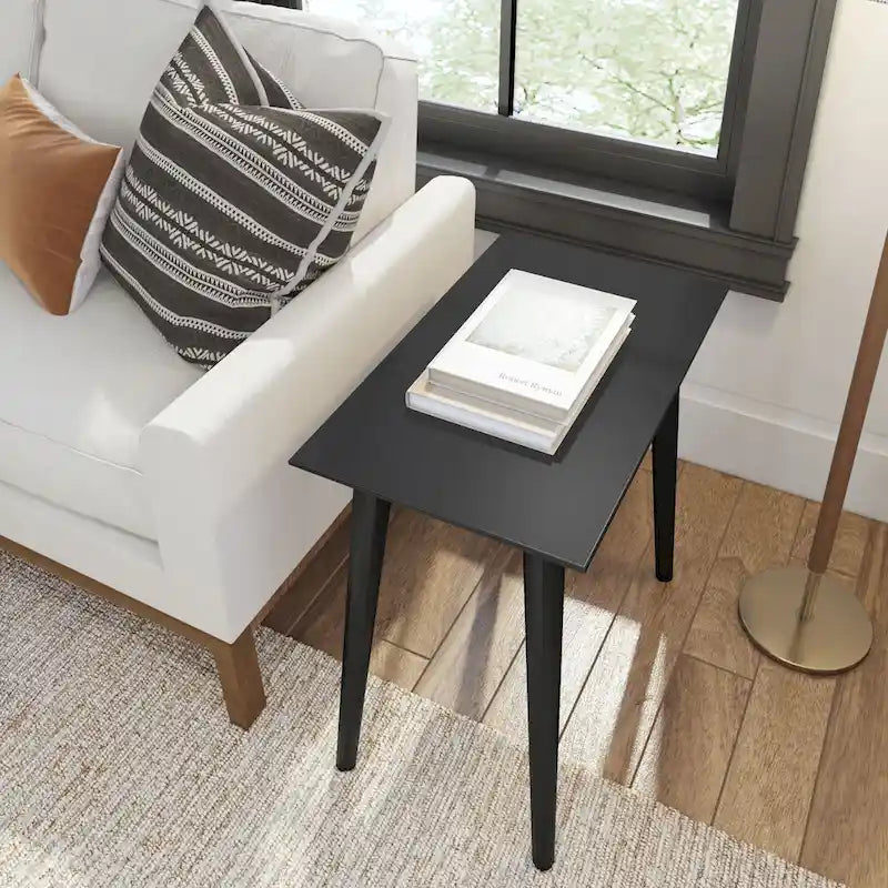 Mid- Century Rectangular Side Table- 24