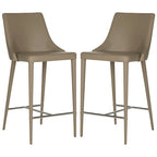26-Zoll-Barhocker weiß (2er-Set)- 22,9 x 18,9 x 37,4- 23B x 19T x 37H