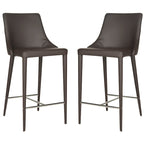 26-Zoll-Barhocker weiß (2er-Set)- 22,9 x 18,9 x 37,4- 23B x 19T x 37H