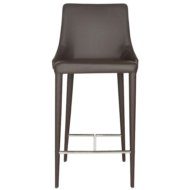 26- inch White Counter Stool (Set of 2)- 22.9 x 18.9 x 37.4- 23Wx19Dx37H