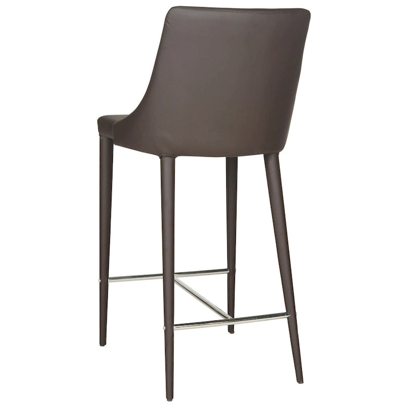 26- inch White Counter Stool (Set of 2)- 22.9 x 18.9 x 37.4- 23Wx19Dx37H