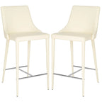 26-Zoll-Barhocker weiß (2er-Set)- 22,9 x 18,9 x 37,4- 23B x 19T x 37H