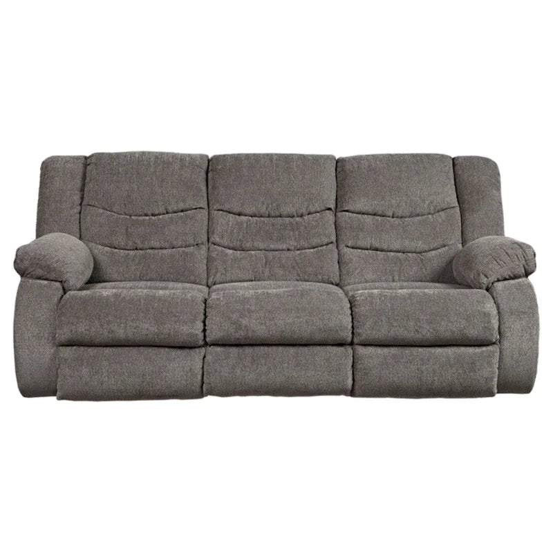 Contemporary Reclining Sofa Gray