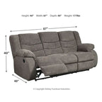 Modernes Liegesofa Grau