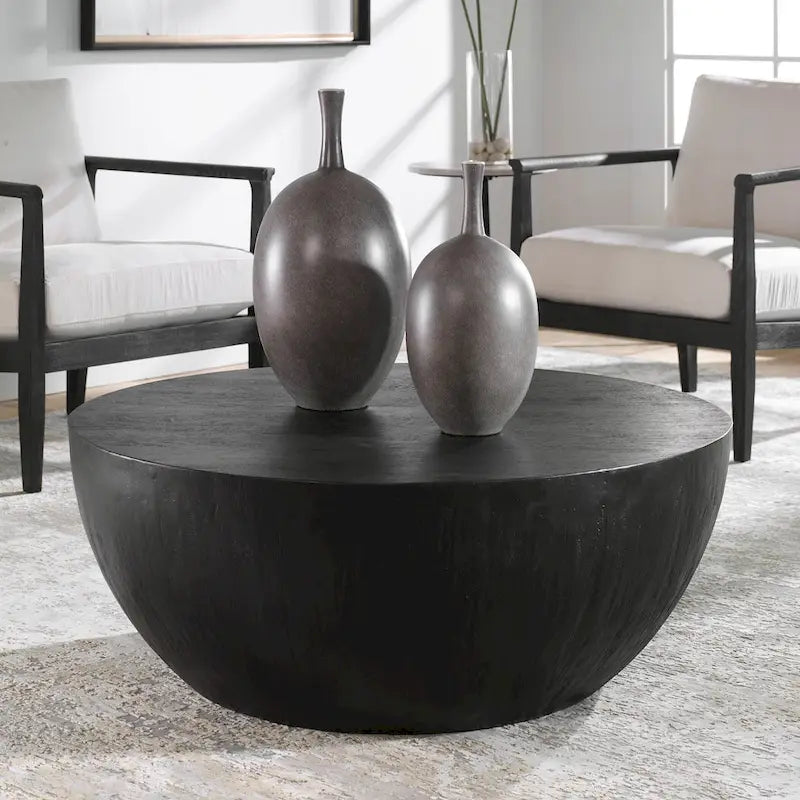 Ebony Coffee Table - 42W x 16H x 42D