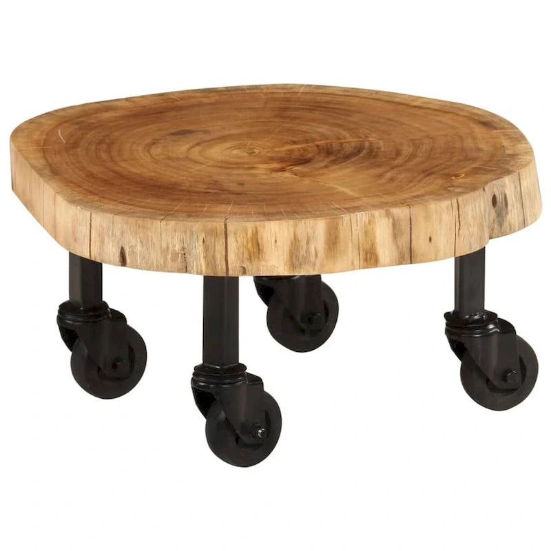 Coffee Table Solid Wood Acacia 23.6x21.7x9.8