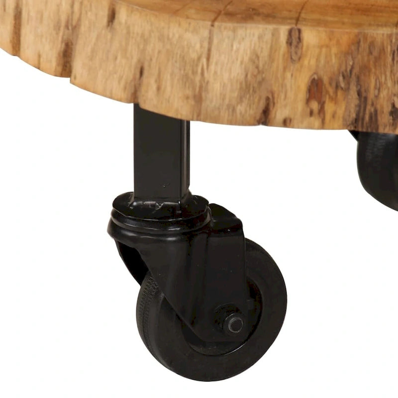 Coffee Table Solid Wood Acacia 23.6x21.7x9.8