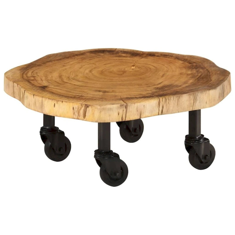 Coffee Table Solid Wood Acacia 23.6x21.7x9.8