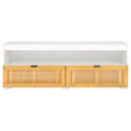 2-Drawer 1-Shelf Entertainment Media Stand (Fits Up To 55 Flatscreen TV) - 48Wx16Dx17H