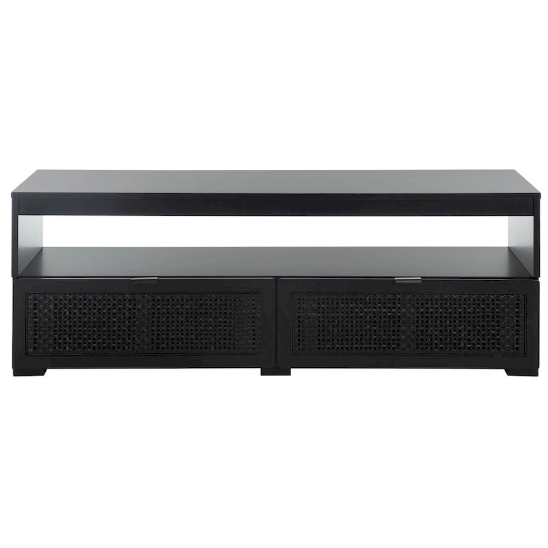 2-Drawer 1-Shelf Entertainment Media Stand (Fits Up To 55 Flatscreen TV) - 48Wx16Dx17H