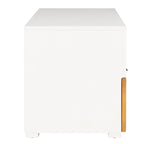 TV-Unterschrank mit 2 Schubladen und 1 Ablage (für Flachbildfernseher bis 55 Zoll) – 122 B x 41 T x 43 H cm