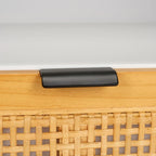 TV-Unterschrank mit 2 Schubladen und 1 Ablage (für Flachbildfernseher bis 55 Zoll) – 122 B x 41 T x 43 H cm
