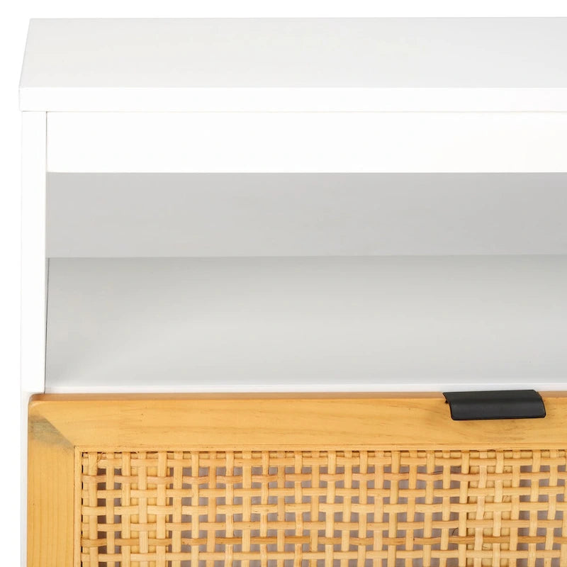 2-Drawer 1-Shelf Entertainment Media Stand (Fits Up To 55 Flatscreen TV) - 48Wx16Dx17H