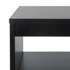 TV-Unterschrank mit 2 Schubladen und 1 Ablage (für Flachbildfernseher bis 55 Zoll) – 122 B x 41 T x 43 H cm