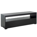TV-Unterschrank mit 2 Schubladen und 1 Ablage (für Flachbildfernseher bis 55 Zoll) – 122 B x 41 T x 43 H cm