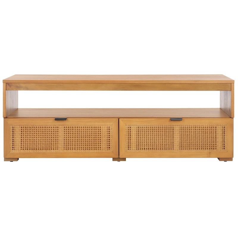 2-Drawer 1-Shelf Entertainment Media Stand (Fits Up To 55 Flatscreen TV) - 48Wx16Dx17H