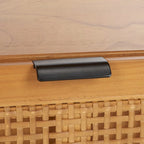 TV-Unterschrank mit 2 Schubladen und 1 Ablage (für Flachbildfernseher bis 55 Zoll) – 122 B x 41 T x 43 H cm
