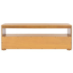 TV-Unterschrank mit 2 Schubladen und 1 Ablage (für Flachbildfernseher bis 55 Zoll) – 122 B x 41 T x 43 H cm